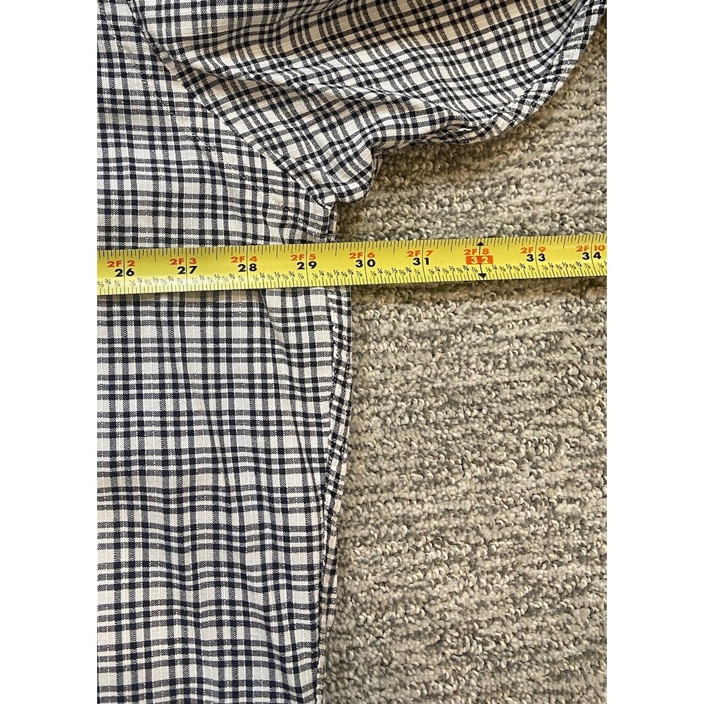 Ralph Lauren Shirt Mens 2XL Black White Plaid Blake Long Sleeve Button Down Pony - Picture 5 of 7